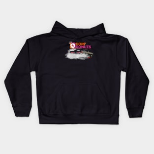 69 Dodge Charger "Doin' Donuts!" Kids Hoodie